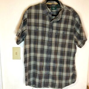 Bass Men’s XL plaid Short sleeve Button Up shirt